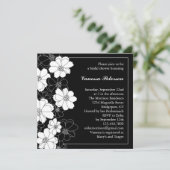 Elegante BlumenBrautparty-Einladung Einladung (Stehend Vorderseite)
