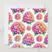 Elegante Blumenbücher Bridal Dusche Einladung (Rückseite)