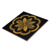 Elegante Blumendekoration Fliese (Seite)