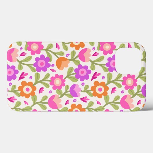 Elegante Blumendesigns - schön und individuell anp Case-Mate iPhone Hülle (Rückseite (Horizontal))