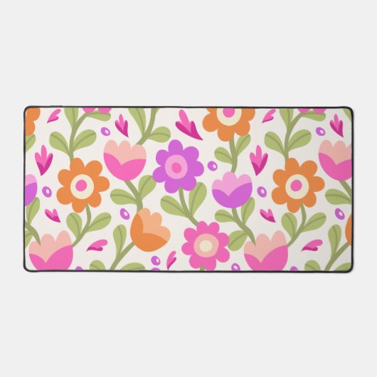 Elegante Blumendesigns - schön und individuell anp Schreibtischunterlage (Vorderseite)