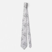 Elegante Blumendoodle Krawatte (Vorderseite)