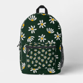 Elegante Blumendrucke | Botanische Wall Kunst | Na Bedruckter Rucksack (Vorderseite)