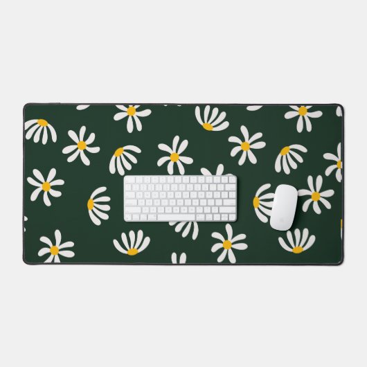 Elegante Blumendrucke | Botanische Wall Kunst | Na Schreibtischunterlage (Tastatur & Maus)