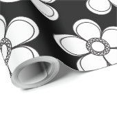 Elegante Blumendrucke | Botanisches Design Geschenkpapier (Rolleneckpunkt)