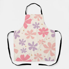 Elegante Blumendruckerei Botanische Kunst für die Schürze