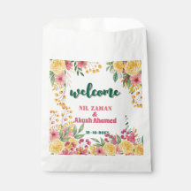 Elegante Blumendusche mit zwei Namen - Einladung