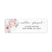 Elegante Blumendusty Blush Pink Wedding (Vorne)