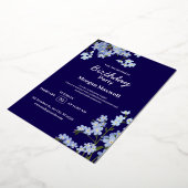 Elegante Blumenfeier Einladung (Gedreht)