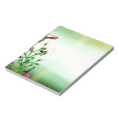 Elegante Blumenfotografie Notizblock (Rotiert)