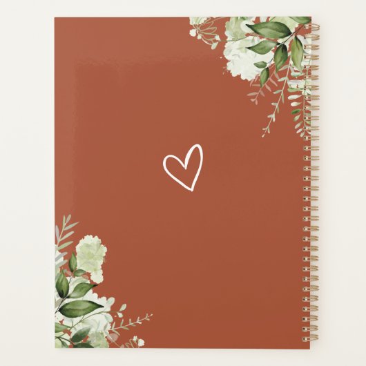 Elegante Blumengärten Planer (Rückseite)