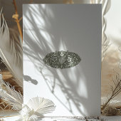 Elegante blumengeschichtliche Einladung in den Erd