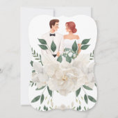 Elegante blumengeschichtliche Einladungen - ganz i (Rückseite)