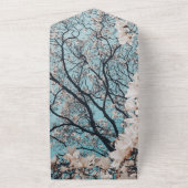 Elegante, blumengeschmückte Umgebung All In One Einladung (Außenbereich)