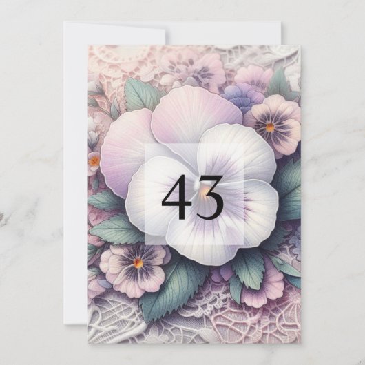 Elegante Blumengrün Aquarell Geburtstagsparty Einladung (Vorderseite)