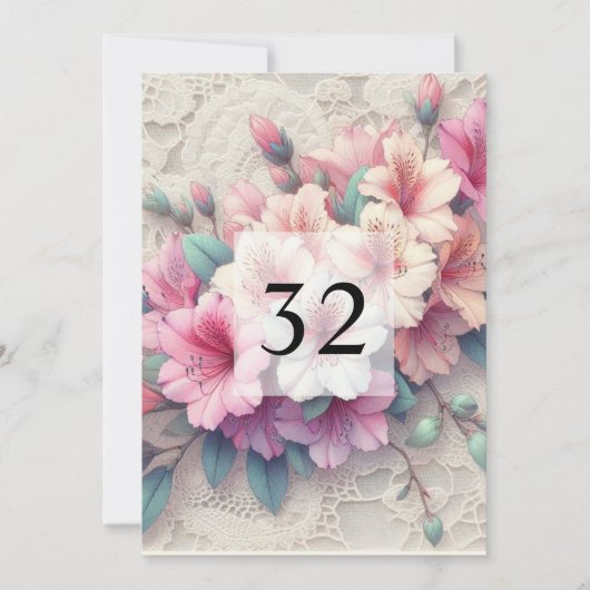 Elegante Blumengrün Aquarell Geburtstagsparty Einladung (Vorderseite)