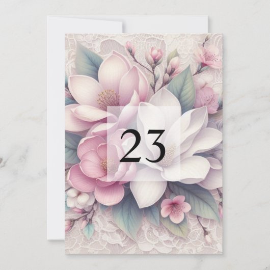 Elegante Blumengrün Aquarell Geburtstagsparty Einladung (Vorderseite)