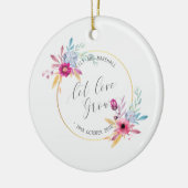 Elegante Blumenherr-u. Frau-Wedding | Keramik Ornament (Links)