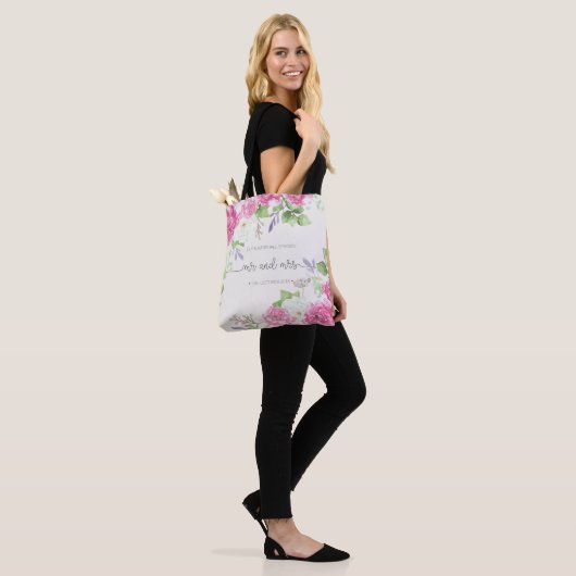 Elegante Blumenherr-u. Frau-Wedding | Tasche (Am Model)