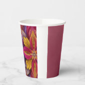 Elegante Blumenhochzeit Pappbecher (Links)