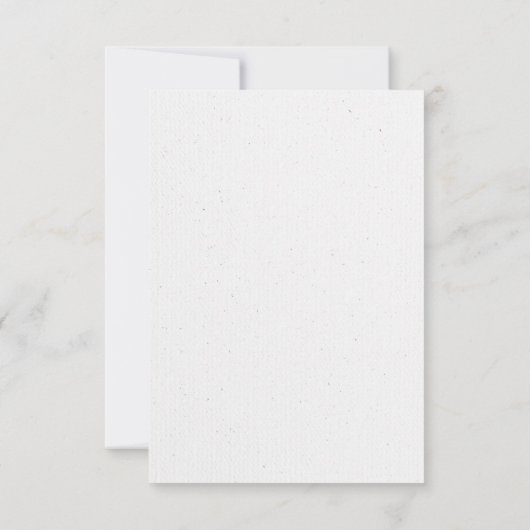 Elegante Blumenhochzeit speichern das Datum Save The Date (Rückseite)