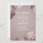 Elegante Blumenhochzeit Speichern Sie die Datumska (Vorderseite)