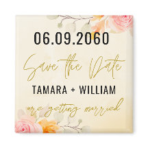 Elegante Blumenhochzeiten speichern das Datum auße