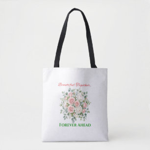 Elegante Blumenhochzeitsuhr Tasche