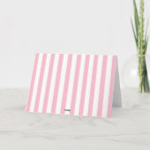 Elegante Blumenkarte Einladung (Rückseite)