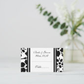 Elegante Blumenkarten mit Tischplatzierung Platzkarte (Stehend Vorderseite)