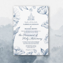 Elegante Blumenkirche Hochzeit