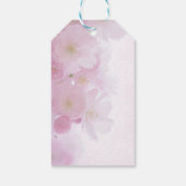 Elegante Blumenkirschblüten Danke für Ihre Hochzei Geschenkanhänger (Rückseite)