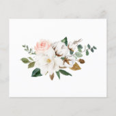 Elegante Blumenkochkarten (Rückseite)