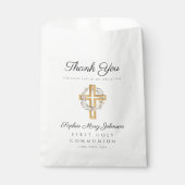 Elegante Blumenkreuz Geschenktütchen (Vorderseite)