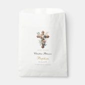 Elegante Blumenkreuzung Geschenktütchen (Vorderseite)