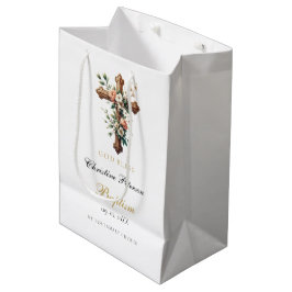 Elegante Blumenkreuzung Mittlere Geschenktüte