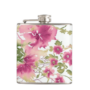 Elegante Blumenkunst-Flasche Flachmann
