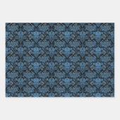 Elegante Blumenmuster Geschenkpapier Set (Vorderseite)