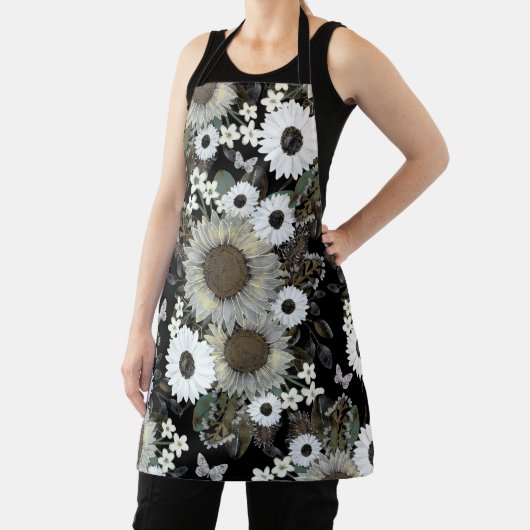 Elegante Blumenmuster-Schürze Schürze (InSitu)