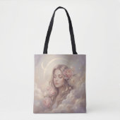 Elegante Blumenmuster-Tasche Tasche (Vorderseite)