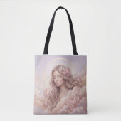Elegante Blumenmuster-Tasche Tasche (Vorderseite)