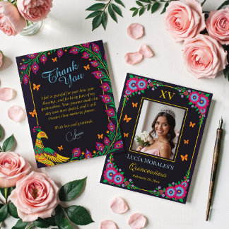 Elegante Blumenparkprojekt des Locarnese Dankeskarte