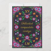 Elegante Blumenparkprojekt des Locarnese Einladung (Rückseite)