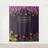 Elegante Blumenparkprojekt des Locarnese Wandteppich (Vorderseite)