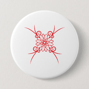 Elegante Blumenpflaster & Buttons