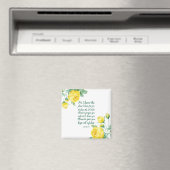 Elegante Blumenschrift 29:11 Magnet (In Situ (Geschirrspüler))