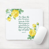 Elegante Blumenschrift 29:11 Mauspad (Mit Mouse)