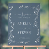 Elegante Blumenstrauß Classic Wedding Acrylschild (Neutral)