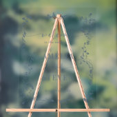 Elegante Blumenstrauß Classic Wedding Acrylschild (Neutral)