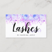 Elegante Blumensträuße Visitenkarte (Vorderseite)